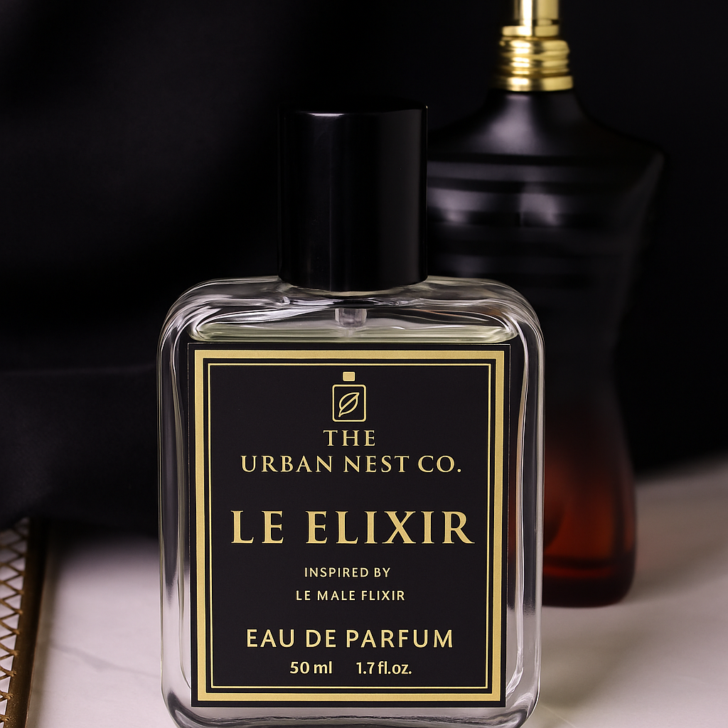 LE ELIXIR | INSPIRED BY JE@N P@UL G@ULTIER LE M@LE EL*XIR| Sweet Aromatic-Woody Blend | 50ML