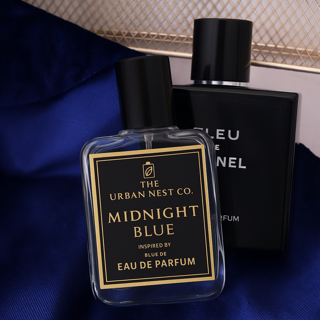 MIDNIGHT BLUE | INSPIRED BY BL*U DE CH@NEL | Woody-Aromatic Sophistication | 50ML