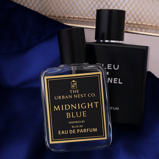 MIDNIGHT BLUE | INSPIRED BY BL*U DE CH@NEL | Woody-Aromatic Sophistication | 50ML